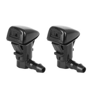 lot 10249 image: X AUTOHAUX 2pcs 85381-04030 Windshield Washer Nozzle Sprayer Single Hole Replacement for Toyota Tacoma 1995-1997 2000-2004