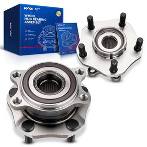 lot 11163 image: KAX 2 x 513357 Front Wheel Bearing and Hub Assembly with 5 Lugs, Fit for Nissan Rogue 2014-2023, Rogue Sport 2017-2022