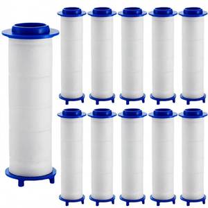 lot 12330 image: 10Pcs Shower Head Filter Drivese, 2.75 Inch Ion Shower Dropse Head Filter PP Cotton Replacement Cartridge, Water Filter Core Cotton For Handheld Showerheads.