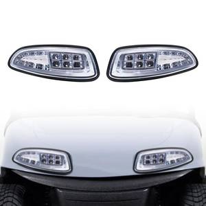 lot 12356 image: Orle Oko LED Head Light Kit For EZGO RXV 2008-UP Gas or Electric Golf Cart Models Front Replace 12V headlights Light Kit Assembly For EZGO RXV