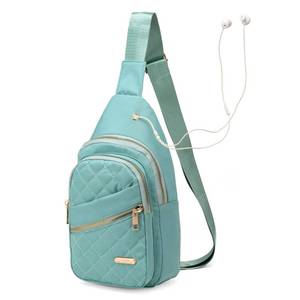 lot 12359 image: AOSTIHOT Crossbody Small Sling Backpack Sling Bag for Women, Chest Bag Daypack Crossbody for Travel Sport Running Hiking Green