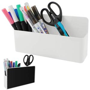 lot 12373 image: KITANIS Magnetic Pen Holder,3 Compartments Magnetic Dry Erase Marker Holder,Extra Strong Magnet Storage Marker Pen Pencil Organizer for Refrigerator,Whiteboard,Locker Accessories(Long Style)