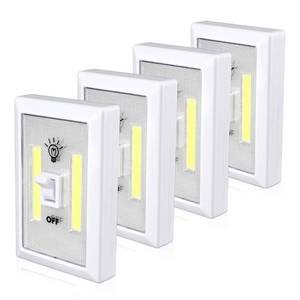 lot 12380 image: Lzonunl Closet Light, Battery Operated Tap Light, Super Bright Switchlight, Stick On Light Wall Mount Under Cabinet Lighting, Push Night Light for Cupboard, Shed, Basements(4 Pack)