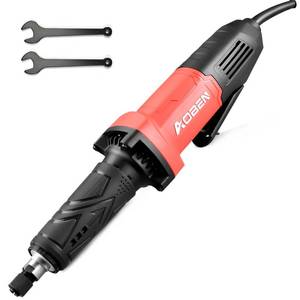 lot 13891 image: AOBEN Electric Die Grinder 14 Collet, 28000 RPM Power Straight Grinder Tool, Heavy Duty for Metal Grinding, Polishing, Deburring & Welding Repair, Ergonomic Grip