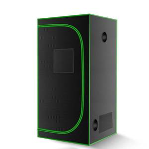 lot 13909 image: MELONFARM 32x32x63 Grow Tent, High Reflective 600D Diamond Mylar Canvas with Observation Window and Floor Tray for Hydroponic Indoor Plant Growing