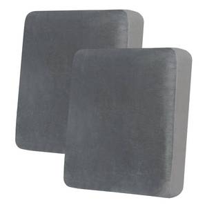 lot 14288 image: hyha Velvet Couch Cushion Covers, Soft Sofa Seat Covers for sectional 2 Cushion Couch Washable, Magic Sofa Slipcover with Elastic Bottom, Non-Slip Furniture Protector for Pets, Kid(2PC, Grey)