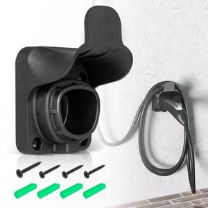 lot 14322 image: Anina EV Charger Holder for Tesla Wall Mount Charging Cable Organizer Compatible with Tesla Model XY3S, Space-Saving Design for Indoor & Outdoor Use