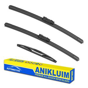 lot 14347 image: ANIKLUIM� 2616 Wiper Blades with 12 Rear Wiper Blade Set Replacement for 2018-2023 Impreza Crosstrek Windshield Wipers Original Factory Quality (Pack of 3)