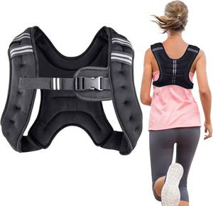 lot 15998 image: Henkelion Weighted Vest Weight Vest for Men Women Kids Weights Included, Body Weight Vests Adjustable for Running, Training Workout, Jogging, Walking
