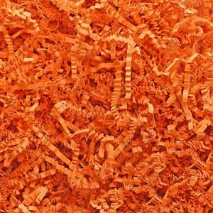 lot 16004 image: Bobobag - 1LB Crinkle Cut Paper Shred Filler Recyclable Gift Wrap Confetti Raffia Grass Shred Paper for Easter Baskets Filler Creative Eggs Decor(Orange)