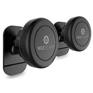 lot 16059 image: WixGear Magnetic Car Mount  Universal Stick On Mount (2 Pack) Dashboard Magnetic Phone Holder for Car  for Cell Phones and Mini Tablets with Fast Swift-snap Technology  Strong Phone Mount fo
