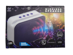 lot 16127 image: Smooth Vibes Wireless Bluetooth Speaker with LED Light