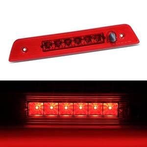 lot 16496 image: Cxdar Third 3rd Brake Light LED for 2005-2010 Jeep Grand Cherokee, High Mount Rear Brake Lights Assembly for 05-10 Grand Cherokee, Waterproof Center Cab Lamp Stop Light (Red)