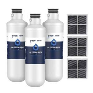 lot 17638 image: GLACIER FRESH LT1000PC Replacement Water Filter, Compatible with LT1000PCPCS, LT1000PC, LT-1000PC, MDJ64844601, ADQ747935 ADQ74793504 Filter and LT120F ADQ73334008 Fresh Air (33)