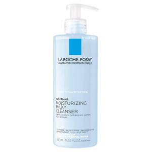 lot 18053 image: La Roche-Posay Toleriane Moisturizing Milky Cleanser, Gentle Face Cleanser with Glycerin for Dry, Sensitive & Allergy-Prone Skin, Face Wash for Hydration, Makeup Remover Cleanser, 13.5fl oz
