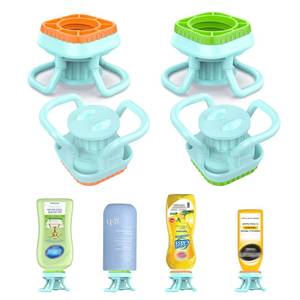 lot 18070 image: Bottle Emptying Cap Kit, 4 Pack Lotion Bottle Caps to Invert Bottles for Bathroom, Zero Waste Flip Upside Down Bottles Saver to Get The Last Drop of Shampoos Lotions Body Wash 2 Pack-24mm&2 Pack-28mm