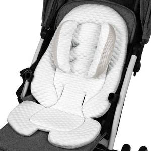 lot 18460 image: KAKIBLIN Infant Car Seat Insert, Baby Car Seat Head Neck Body Support, Breathable Newborn Car Seat Insert, 2-in-1 Reversible Stroller Pad or Girls Boys,Strollers,Car Seat,High Chair,Swing