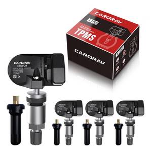 lot 18498 image: 4PCS Pre-Programmed TPMS Sensor Tire Pressure Monitoring System Sensor Compatible for Ford Lincoln, F150, F250, F350, F550, Fusion, Mustang, MKC, MKX, MKZ, OE#FR3Z1A189B, F2GZ1A189B, 433MHz