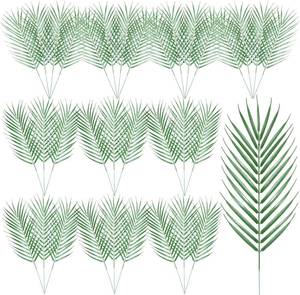 lot 19048 image: HFYHWT 40PCS Palm Leaves Decor, Fake Green Foliage Palm Branches for Palms Sunday, Home Decor, Party Supplies