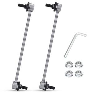 lot 20448 image: Zinc-Nickel Alloy K7258 Front Stabilizer Sway Bar Links for 96-07 Dodge Caravan 96-19 Grand Caravan 96-16 Chrysler Town & Country 04-08 Pacifica Voyager