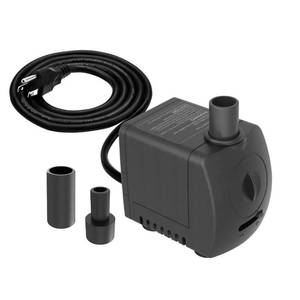 lot 20484 image: Knifel Submersible Pump 150GPH (550 LH 9.5W) Ultra Quiet with Over Heating Protection 4ft High Lift for Fountains, Hydroponics, Ponds, Aquariums & More