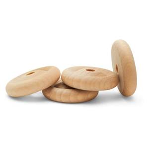 lot 20499 image: Classic Mini Wooden Wheels, Great for Crafts Too, 1 Inch Diameter, 14 Inch Thick, 316 Inch Hole, Pack of 25, by Woodpeckers