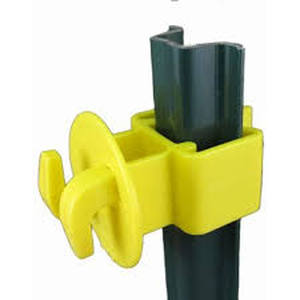 lot 6478 image: Dare Products Yellow Garden U-Post Insulator, 25 Pack