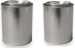 lot 11112 image: HAOZIJIE 2 Pack Empty Metal Paint Cans with Lids,Paint Storage Containers for Leftover Paint,Empty Pint Paint Cans With Lids for DIY and Paint Storage and More