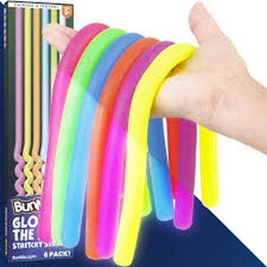 lot 12320 image: BunMo Glow in the Dark Stretchy Strings 6 Pack