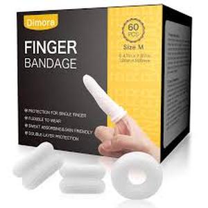 lot 12328 image: Dimora Finger Bandage First Aid Kit Size L 60 Count