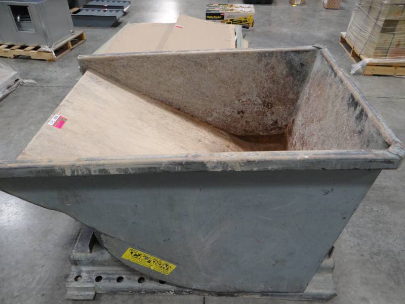 lot 3602 image: Metal Dirt Concrete  Hopper
