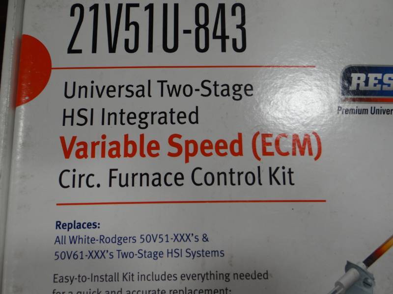 lot 3636 image: Emerson White Rogers Circ. Furnace Control Kit 21V51U-843