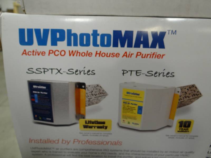 lot 3644 image: UVPhotoMax Active PCO Whole House Air Purifier Model SS-PTX-1201