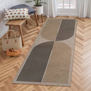 lot 1010 image: Lahome Enfys Modern Rainbow Easy Jute Rug, 2x6 Kitchen Runner Washable Rug Runners for Hallways Farmhouse Carpet, Non Slip Indoor Outdoor Runner Contemporary Door Mat for Laundry Porch