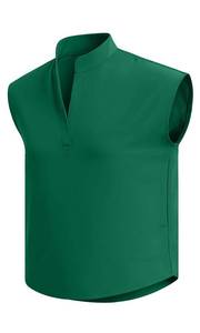 lot 2112 image: Eadflie Scrub Tops for Women - Hunter GreenXL, Stretchy Loose Fit Sleeveless Scrub Top, Large Pocket Womens Medical Scrub Tops, Comfortable Scrub Shirts for Women