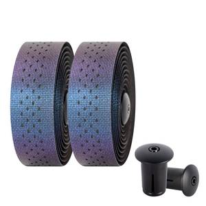 lot 2173 image: TIJYSH Bike Handlebar Tape,Bike Grip Tape��Bike Tape for Handlebars��Bicycle Bar Tape�� 2 Rolls (Black Aurora Silicone)