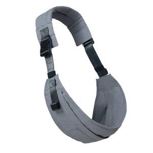 lot 2194 image: AUYEAZGO Toddler Carrier - Premium Cotton, Large Seat & Back Support, with Large Pocket, One Size Fits Most, Ideal for 6-48 Months (16-44 lbs), Gray