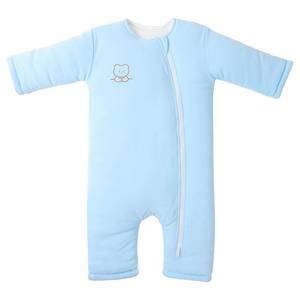 lot 2196 image: Premium Cotton Baby Sleep Sacks with Legs Warm Winter 3-6 Months 2.5 Tog, Wearable Blanket Sleeping Bag for Easy Diaper Changing Transition Unisex Sleep sacks for Newborn Infant Girls Boys Blue
