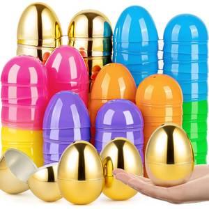 lot 3603 image: V-Opitos 3.15 Big Fillable Plastic Eggs, 36 PCS Bulk Empty Easter Eggs in 6 Colors for Egg Hunt, Surprise Eggs, Basket Stuffers Fillers, Easter Party Favor for Kids
