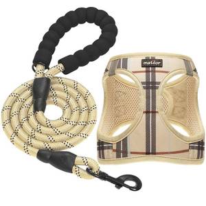 lot 4212 image: matilor Dog Harness Step-in Breathable Puppy Cat Dog Vest Harnesses for Small Medium Dogs