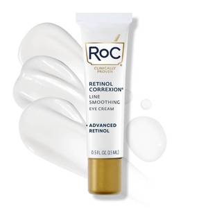 lot 4242 image: RoC Retinol Correxion Under Eye Cream for Dark Circles & Puffiness, Daily Wrinkle Cream, Anti Aging Skin Care Treatment Women and Men, 0.5 oz (Packaging May Vary)