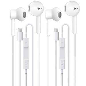lot 4243 image: GIJIVCOZ 2 Pack Headphones USB C Wired for iPhone 1717 Pro Max17 Pro1615,Earphones in Ear HiFi Stereo Type C Earbuds Built-in Microphone & Volume Control for Galaxy S25 S24 S23
