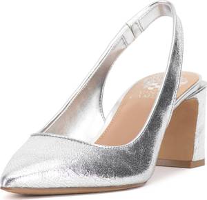 lot 5586 image: Vince Camuto Womens Hamden Slingback Pump, Silver, 7.5