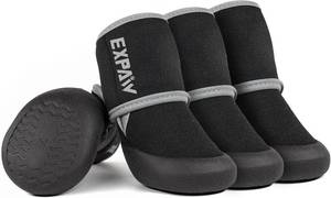 lot 6120 image: EXPAWLORER Waterproof Dog Shoes for Small Medium Large Dogs, Dog Shoes for Hot Pavement, Hiking Walking, Reflective Dog Booties for Outdoor Snow Rain Days, Anti-Slip Dog Boots & Paw Protectors