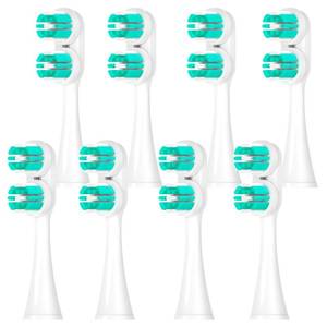 lot 6140 image: 8 Pack Compatible with Spinbrush Pro Clean Toothbrush Replacement Brush Heads,for Spinbrush Pro Clean Toothbrush, Medium Bristles