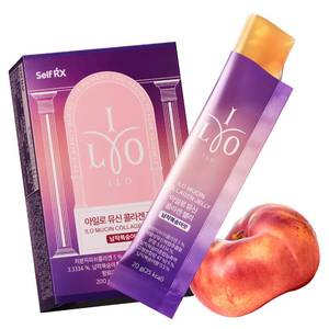 lot 6182 image: ILO Mucin Collagen Jelly Stick �� 300 Dalton Ultra-Absorption, Plant-Based Mucin & Low-Molecular Fish Collagen for Radiant Glow �� Korean Skin Glow Booster, Donut Peach Flavor, 10 Sticks