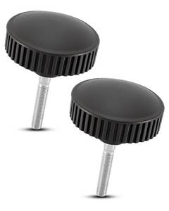 lot 6189 image: A2PCS M8 x 45mm Canopy Screws for Porch Swing Fit for Garden Treasures 3-Person Swing, Metal Screws and Adjustment Knobs