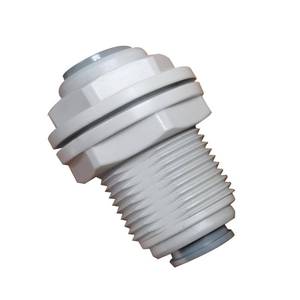 lot 8137 image: YZMSZ Food-Grade Quick Connector Push-In Tube Fitting,12 inch Bulkhead Connector Equal Push to Connect part for Reverse Osmosis Water Filter Purifier (Pack of 10)