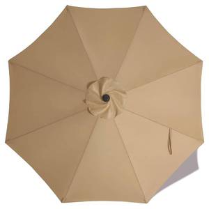 lot 9590 image: ABCCANOPY 10ft Outdoor Umbrella Replacement Top Suit 8 Ribs (Khaki)