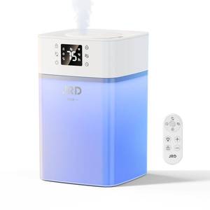 lot 9596 image: JRD 4L Humidifiers for Bedroom, Cool Mist Humidifier for Large Room, 40H Runtime, 360° Nozzle, Night Light for Home, Office, Baby Nursery, Plants��White��